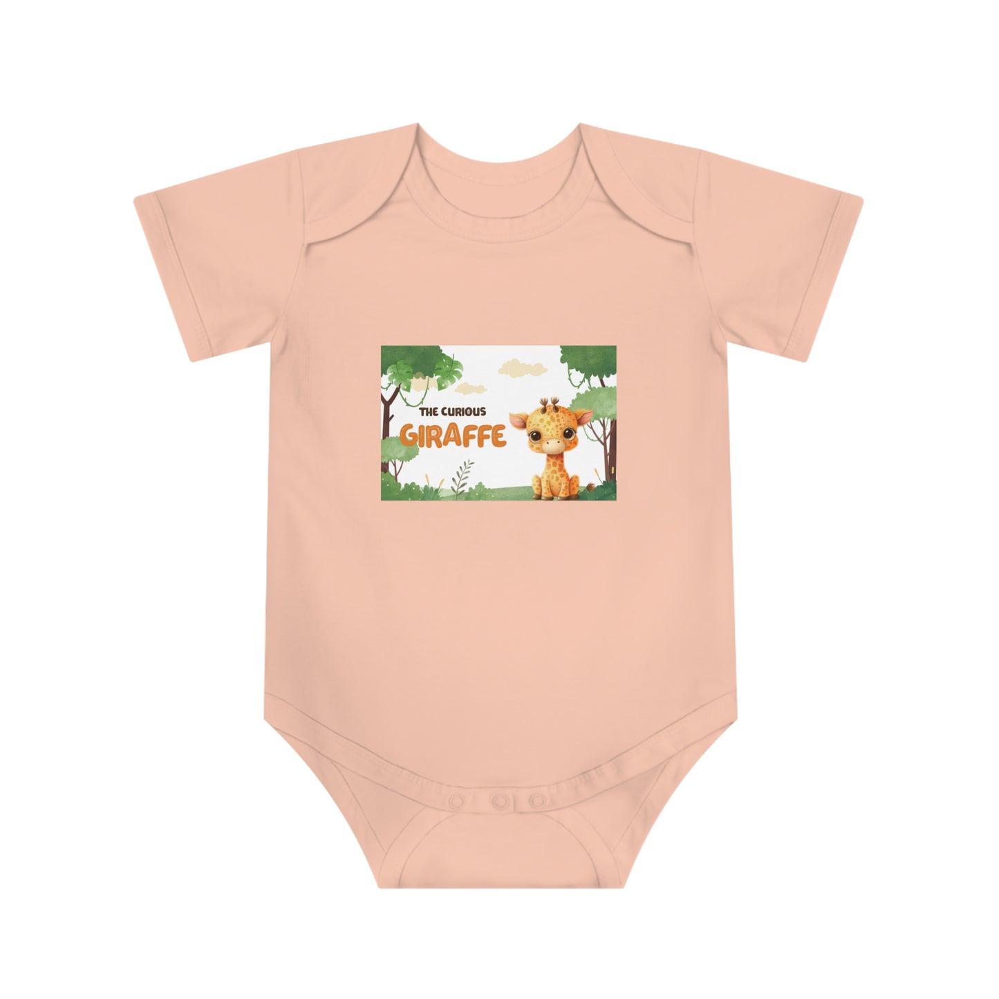 The Godly Lily Pads Cute Giraffe Baby Bodysuit, Perfect for Newborns, Baby Shower Gift, Animal Lover's Outfit, Infant Clothing, Funny Gifts