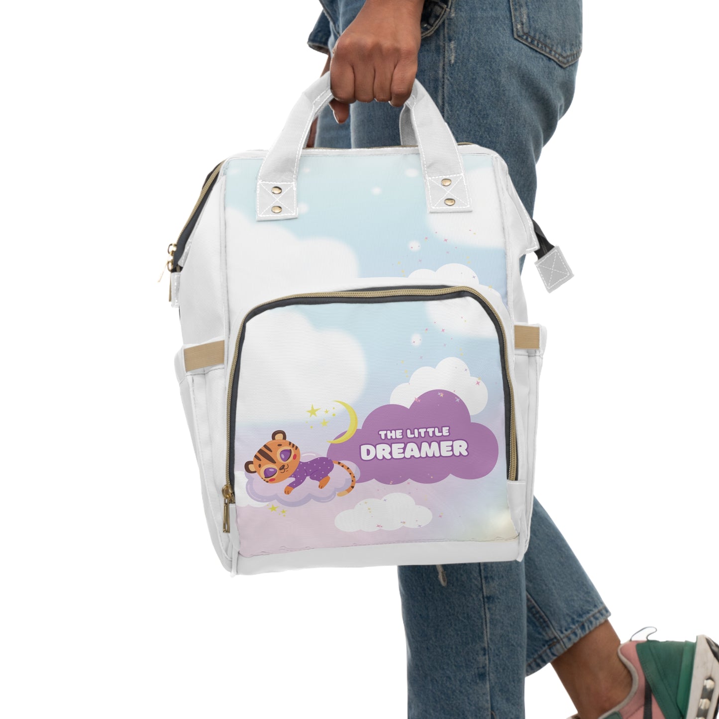 The Godly Lily Pads Dreamy Diaper Backpack for Parents, Baby Showers, Functional Baby Gear, Cute Baby Accessories, Stylish and Practical Bag