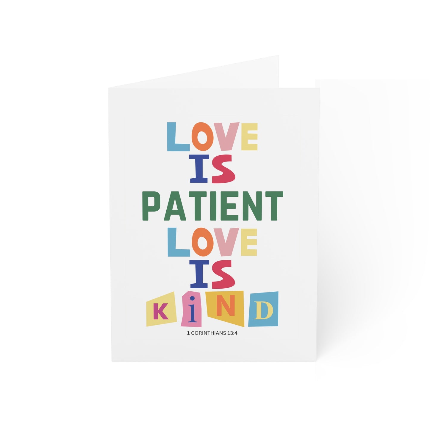 The Godly Lily Pads "Love is Patient" Colorful Inspirational Greeting Cards Set, Perfect for Weddings, Anniversaries, Encouragement, [...]