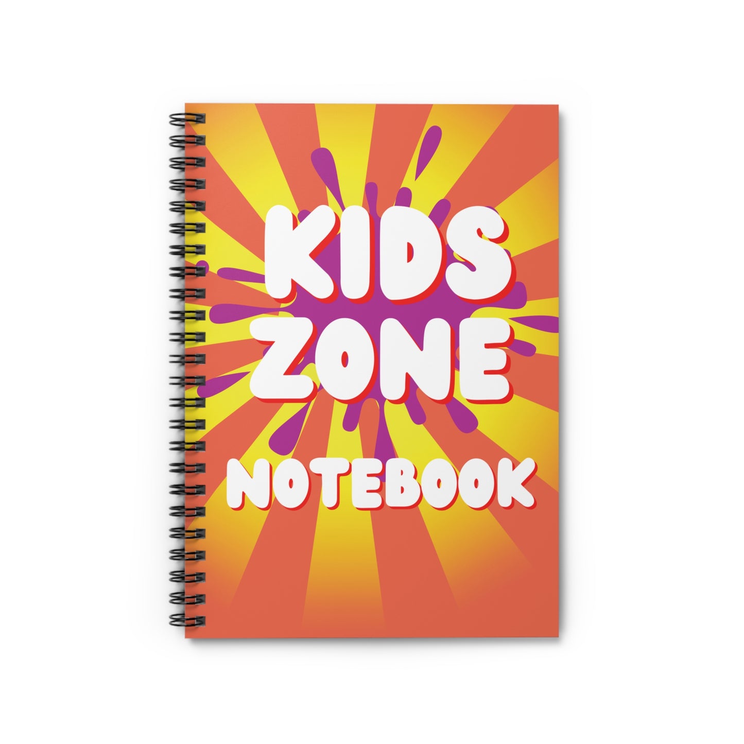 The Godly Lily Pads Colorful Kids Zone Notebook | Fun Spiral Notebook for Kids, Back to School Supplies, Journal, Birthday Gift, Creative Writing