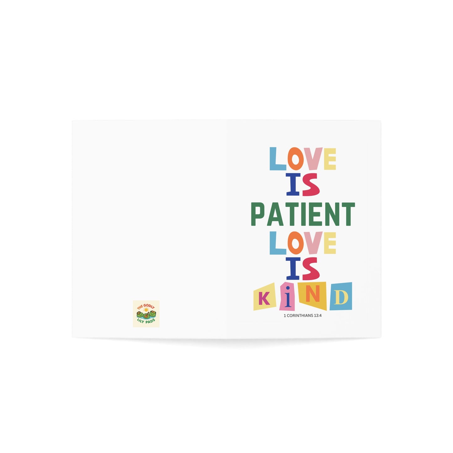The Godly Lily Pads "Love is Patient" Colorful Inspirational Greeting Cards Set, Perfect for Weddings, Anniversaries, Encouragement, [...]
