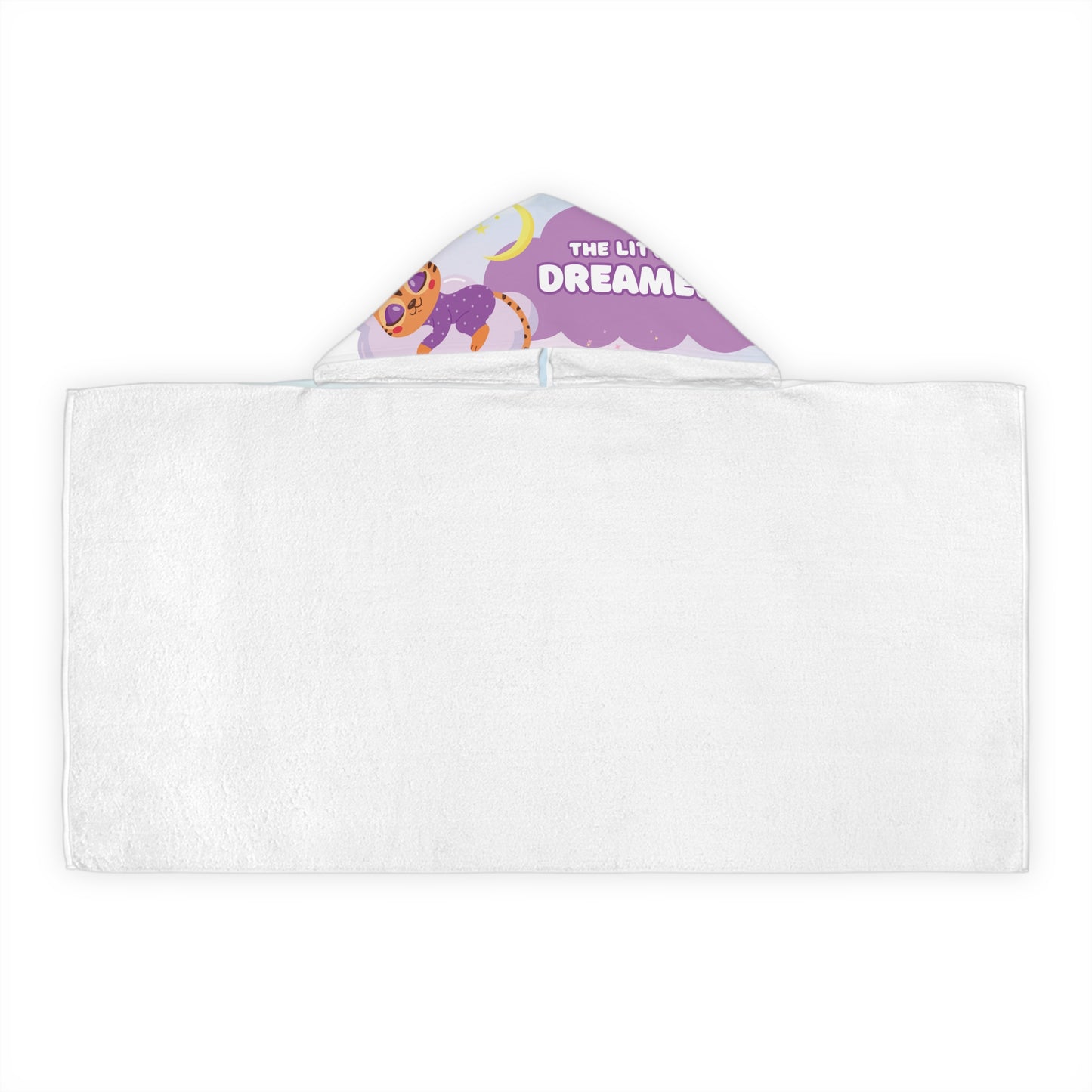 The Godly Lily Pads Youth Hooded Towel for Dreamers, Cute Bath Towel, Kids Bath Wrap, Pool Towel, Gift for Kids, Unicorn & Cloud Design