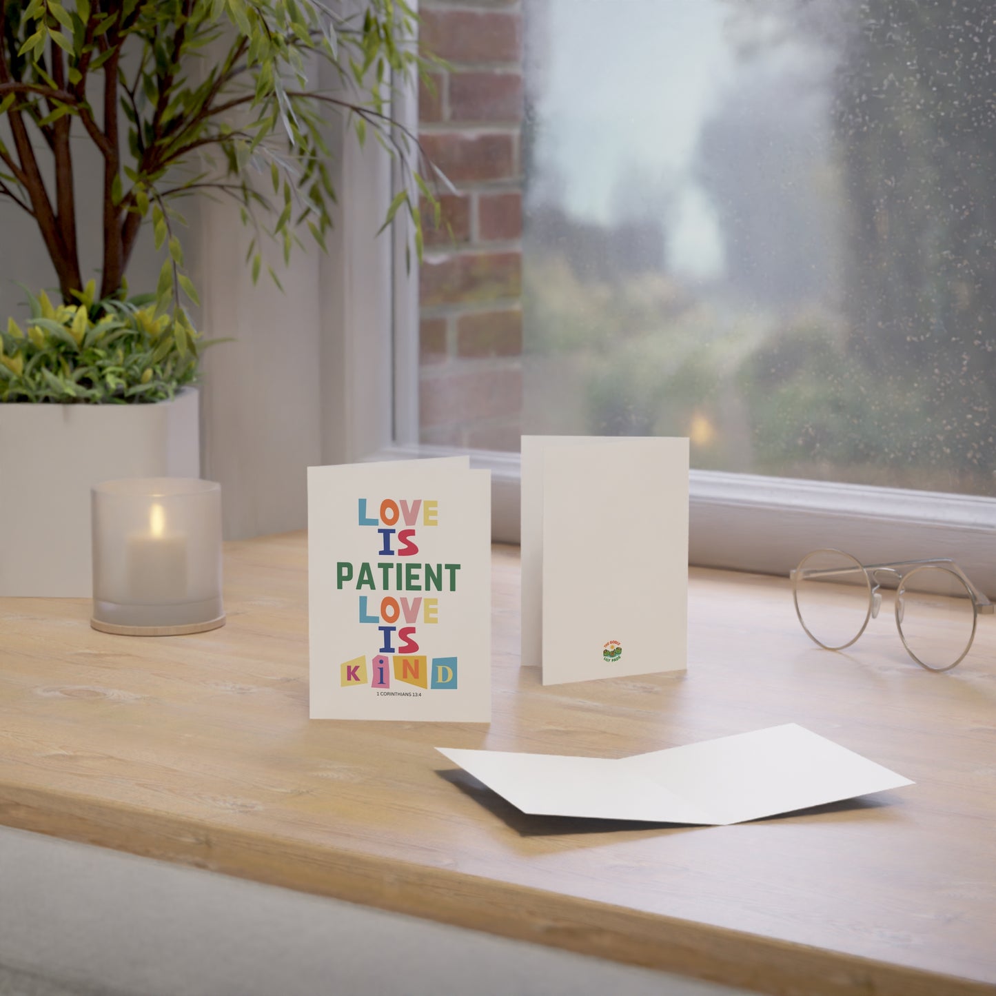 The Godly Lily Pads "Love is Patient" Colorful Inspirational Greeting Cards Set, Perfect for Weddings, Anniversaries, Encouragement, [...]