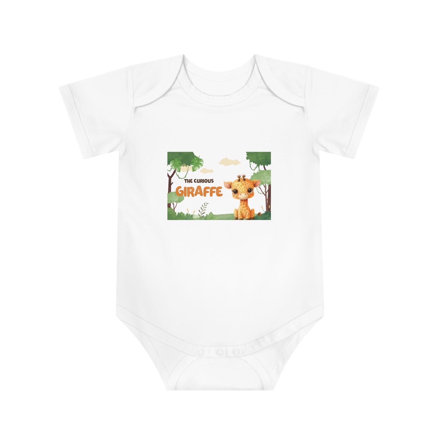 The Godly Lily Pads Cute Giraffe Baby Bodysuit, Perfect for Newborns, Baby Shower Gift, Animal Lover's Outfit, Infant Clothing, Funny Gifts