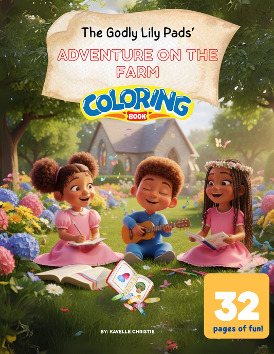 COLORING BOOK - The Godly Lily Pads' Adventures on the Farm
