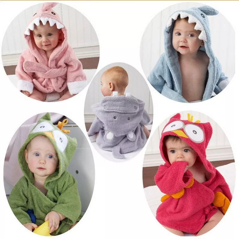 Hippo Baby Bathrobe
